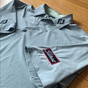Footjoy  TOUR logo issued golf polo (M) PRO V1